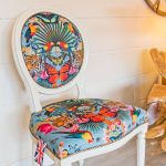 Myrtle and Mary Georgian Dining Chair in our Showroom - Close Up