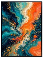 Cosmic Marble Velvet Print Wall Art