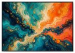 Cosmic Marble Velvet Print Wall Art
