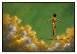 Walking Above Golden Clouds