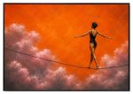Walking Above Orange Clouds