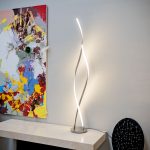 LB45 LED double twist lamp in our Showroom