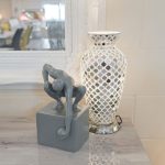 Mosaic Glass Vase Lamp - Mirrored - Image 2
