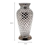 Mosaic Glass Vase Lamp - Mirrored - Image 8