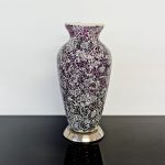 Mosaic Glass Vase Lamp - Pink Rose - Image 3
