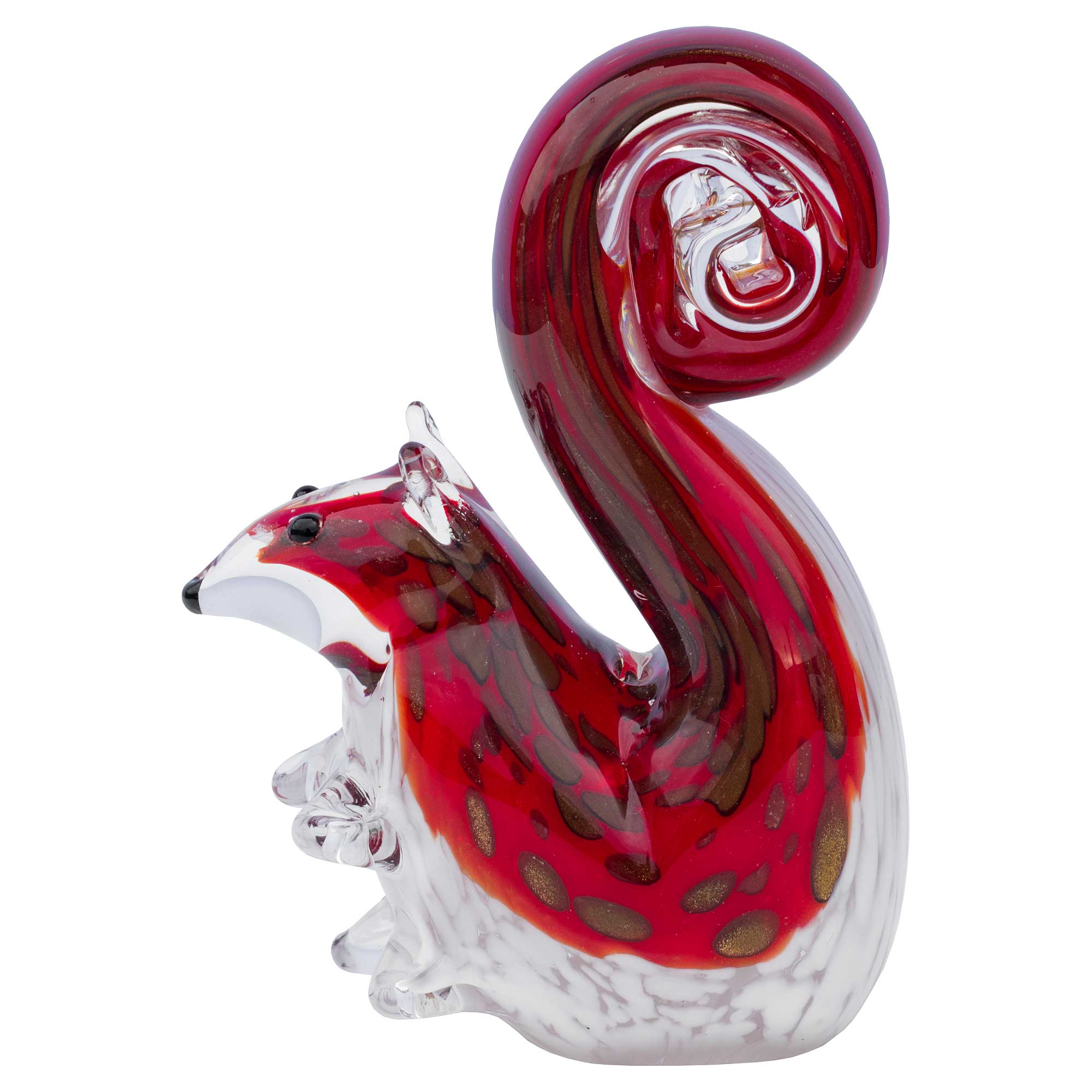 GW80 Glass Red Squirrel Glass Red Squirrel