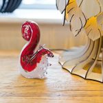 GW80 Glass Red Squirrel in our Showroom