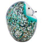Glass Blue Hedgehog - Side