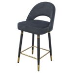 Catford Black Counter Stool