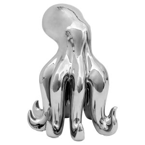 Ceramic Small Silver Octopus