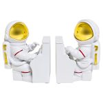 Astronaut Piano Book End Figurines