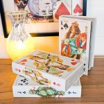 Vintage Playing Card Storage Book Boxes in our Showroom
