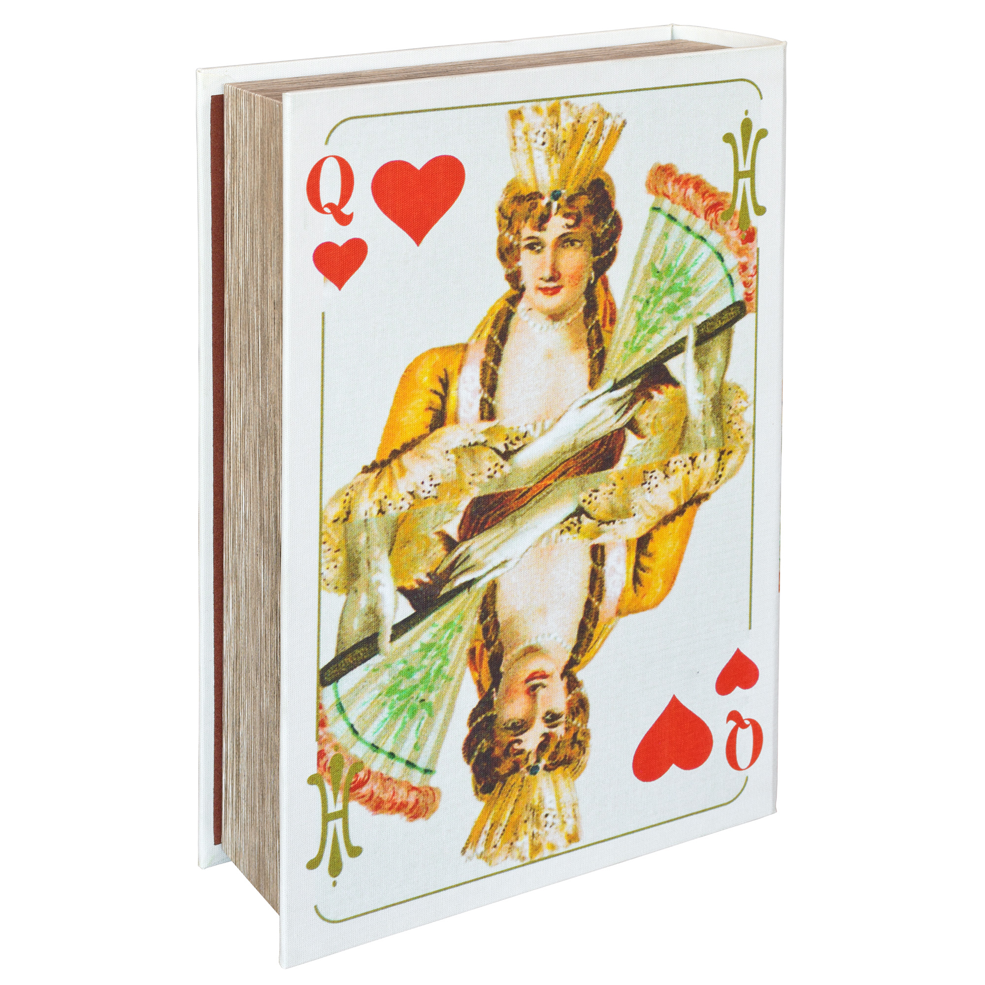 Vintage Queen Storage Book Box - Back