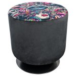 Psychedelic Sirens Round Swivel Drum Stool
