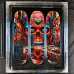 Feblands Fabric Skateboard Decks at Tatcon Blackpool 2025