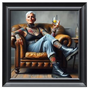 Tattoo Julie Velvet Print