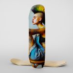 Fabric Skateboard Punks Not Dead