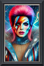Glamrock - 60x40cm - Velvet Printed Frame