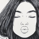 Velvet Illusion Frame - Good Hair Day Artwork Close Up