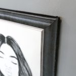 Velvet Illusion Frame - Good Hair Day Artwork Corner Close Up