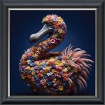 Dandelion Dodo - Velvet Printed Frame