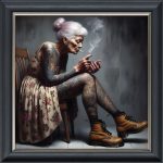 Rock and Roll Lifestyle - Velvet Printed Frame