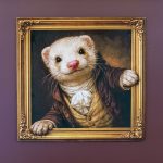Gentleman Ferret Velvet Picture