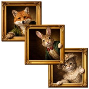 Illusion Ornate Gold Frames