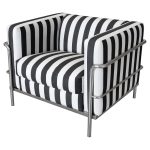 Striped Encased Armchair