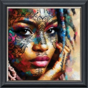 Colours of the World - Velvet Printed Frame