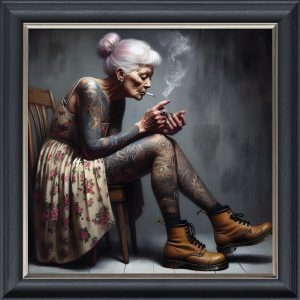 Rock and Roll Lifestyle - Velvet Printed Frame