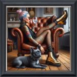 Schools Out - Velvet Printed Frame