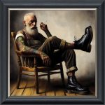 Still Rocking - Velvet Printed Frame