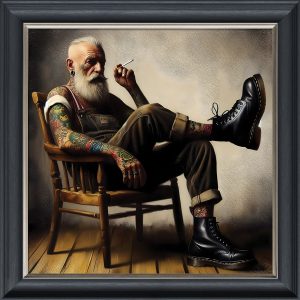 Still Rocking - Velvet Printed Frame