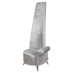 Steel Shimmer Potenza Chair - Left Arm