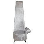 Steel Shimmer Potenza Chair - Front View