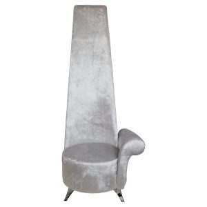 Steel Shimmer Potenza Chair - Front View