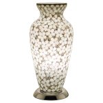 Mosaic Glass Vase Lamp - Opaque