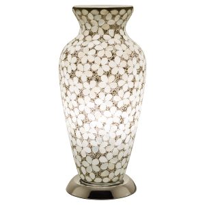 Mosaic Glass Vase Lamp - Opaque
