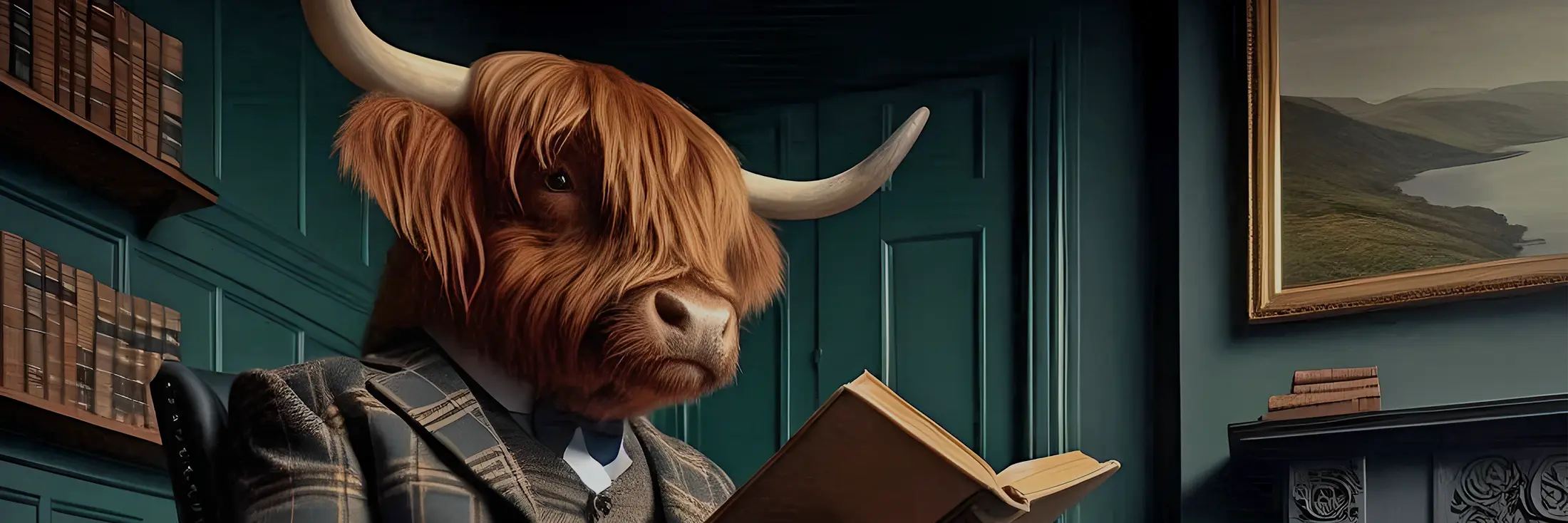 Velvet Print Wall Art - Anthropomorphic Art Collection