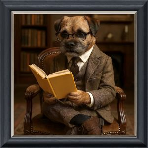 Doctor Dog - Velvet Printed Frame