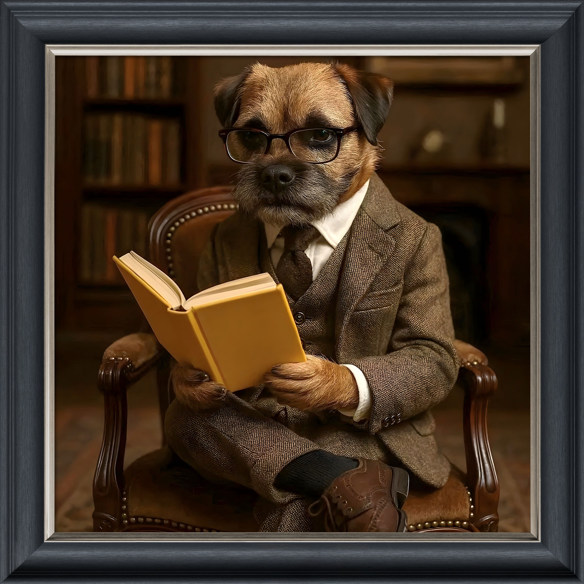 Doctor Dog - Velvet Printed Frame Doctor Dog - Velvet Printed Frame