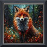 Fabulous Fox - Velvet Printed Frame