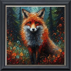 Fabulous Fox - Velvet Printed Frame