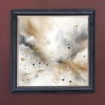 Full of Stars - Velvet Printed Frame Hung Up