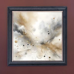 Full of Stars - Velvet Printed Frame Hung Up