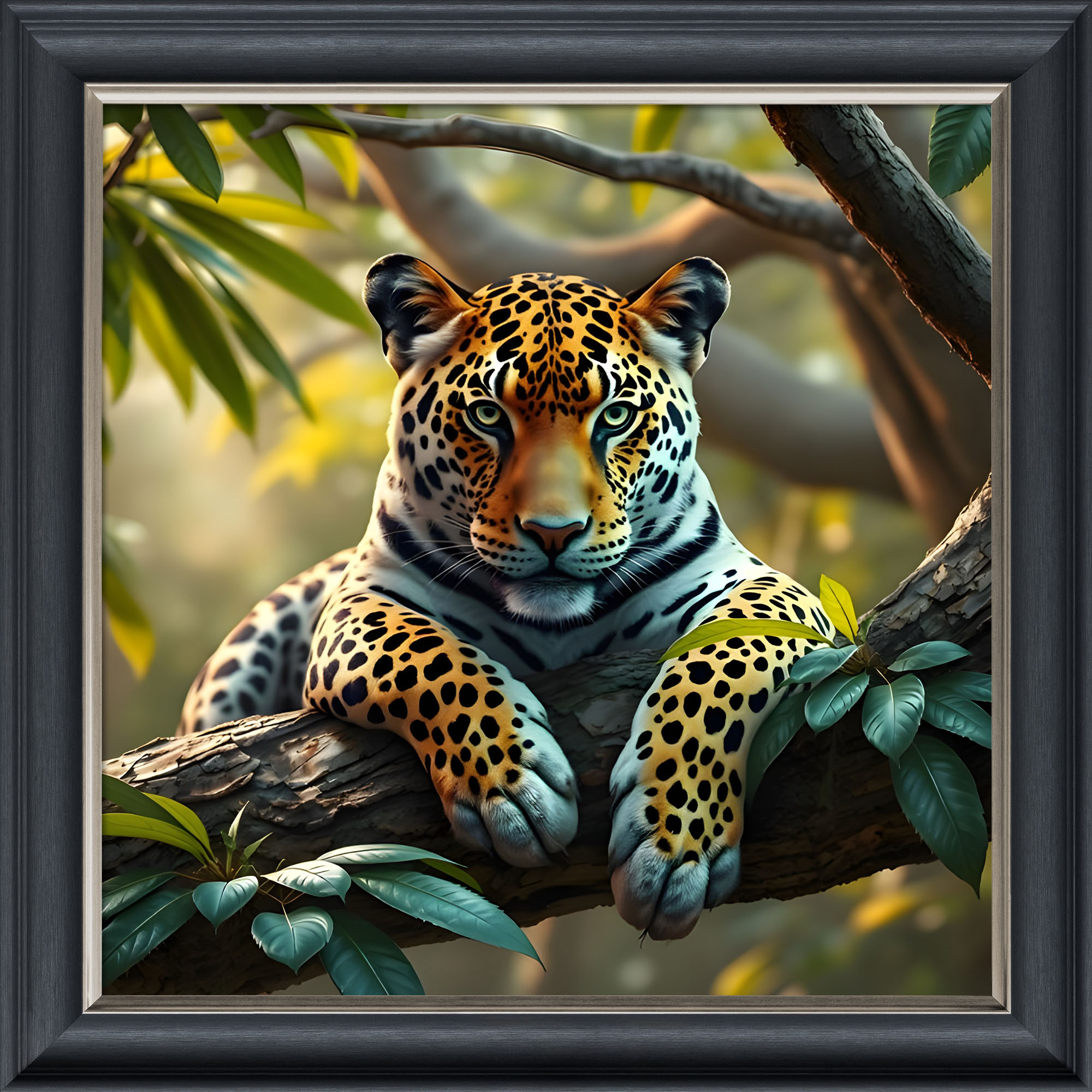 Spotted in a Tree - Velvet Printed Frame Spotted in a Tree - Velvet Printed Frame