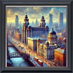 Liverpool in Oil - Velvet Printed Frame