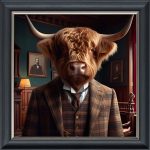 Lord Bulloch - Velvet Printed Frame