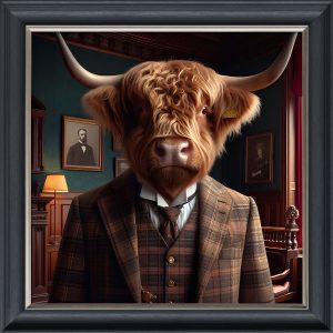 Lord Bulloch - Velvet Printed Frame